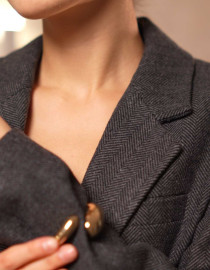 Жакет з кашеміру Графіт L