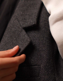 Жакет з кашеміру Графіт L