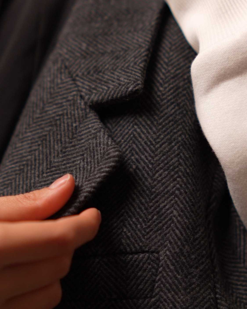 Жакет з кашеміру Графіт L