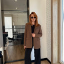 Жакет з кашеміру Коричневий M