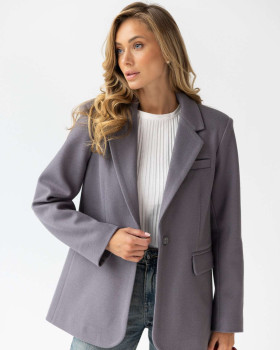 Jacket grey warmed