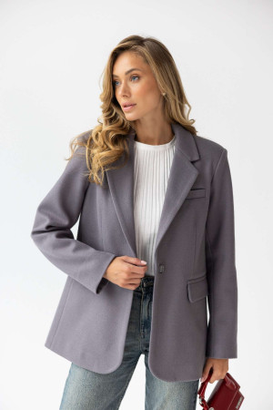 Jacket grey warmed
