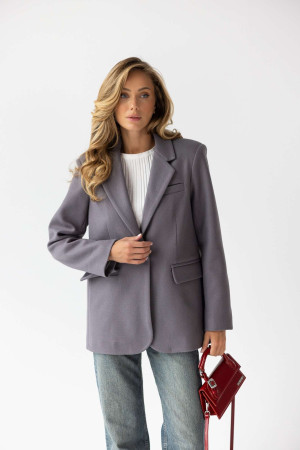 Jacket grey warmed