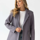 Жакет сірий утеплений M