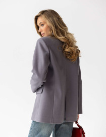 Жакет сірий утеплений M