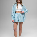 Лляний костюм Голубий