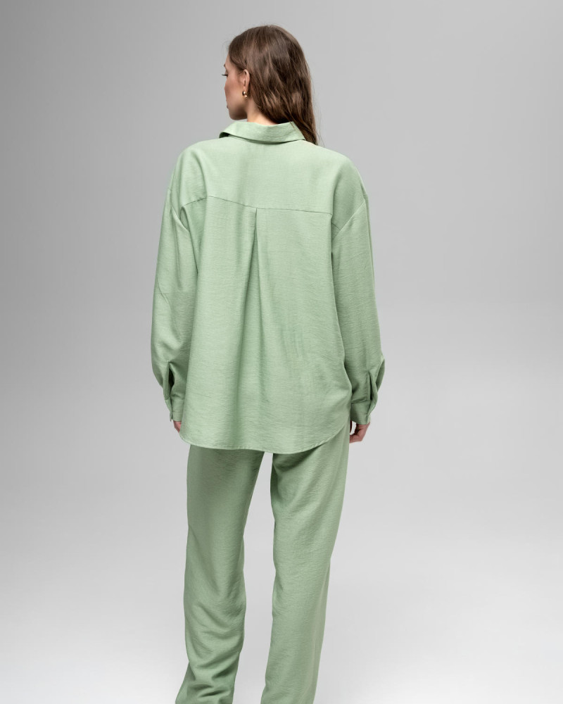 Лляні штани Світло-зелений