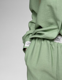 Лляні штани Світло-зелений