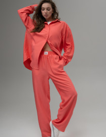 Лляні штани Кораловий