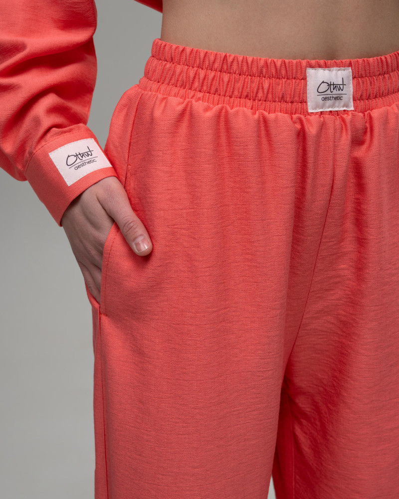 Лляні штани Кораловий