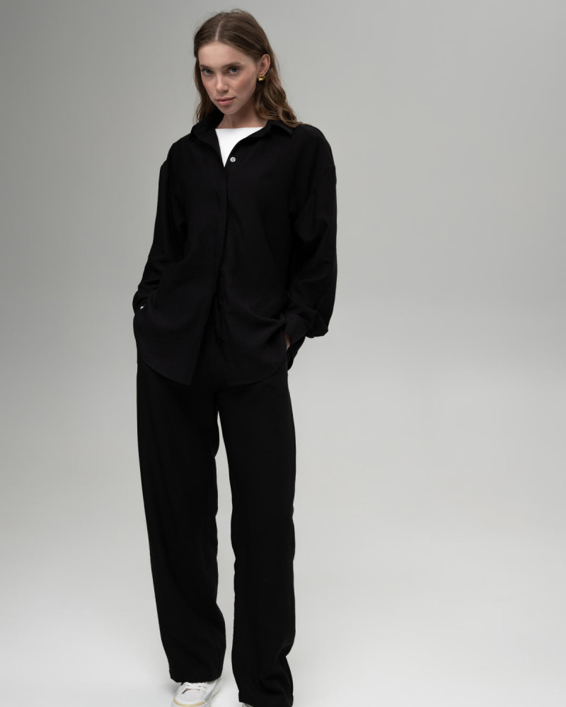 Лляні штани Чорний