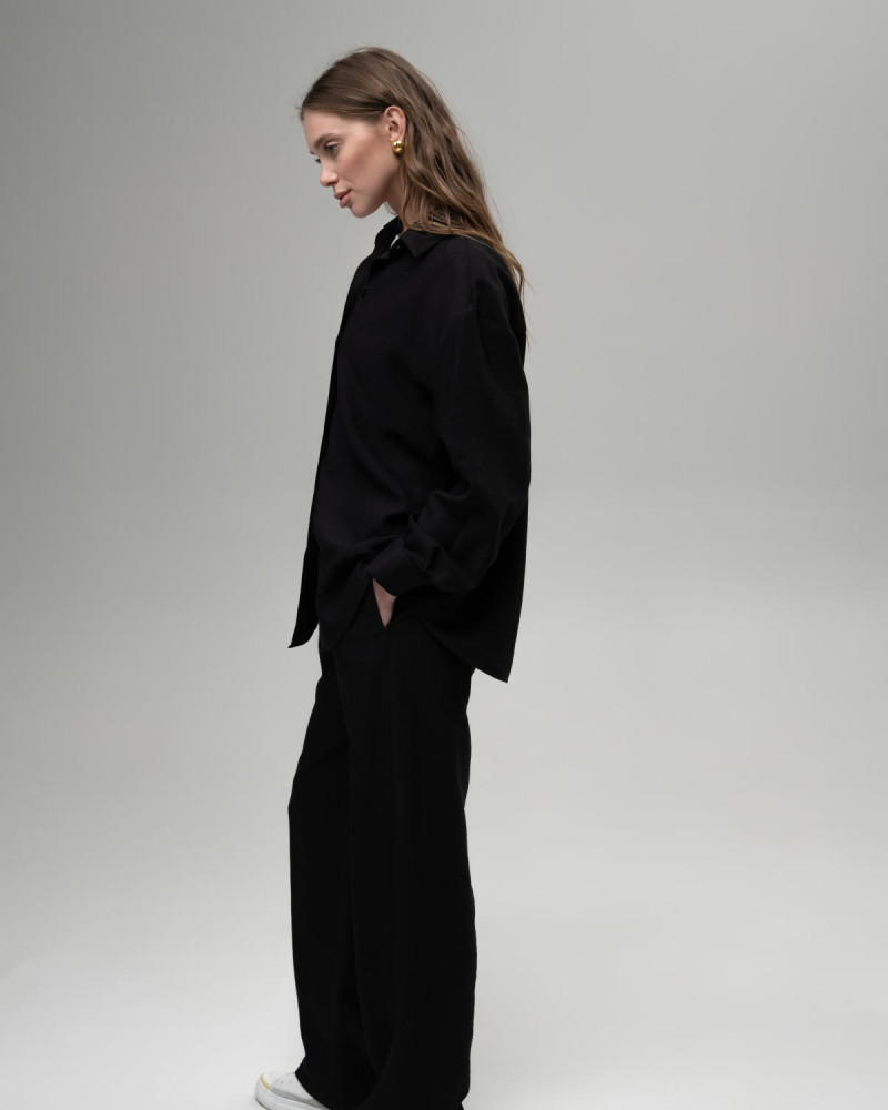 Лляні штани Чорний