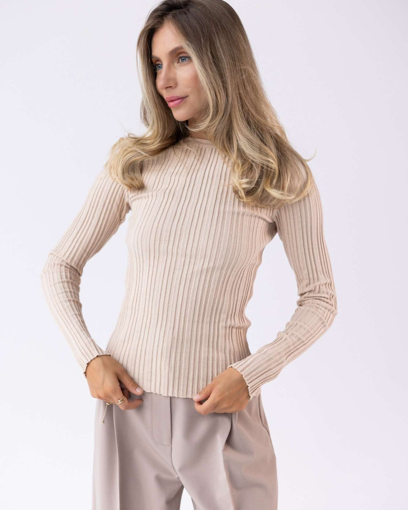 Лонгслів Бежевий