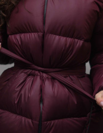 Пуховик Бургунді M