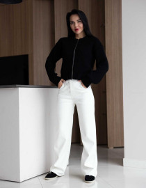 Светр на блискавці Чорний