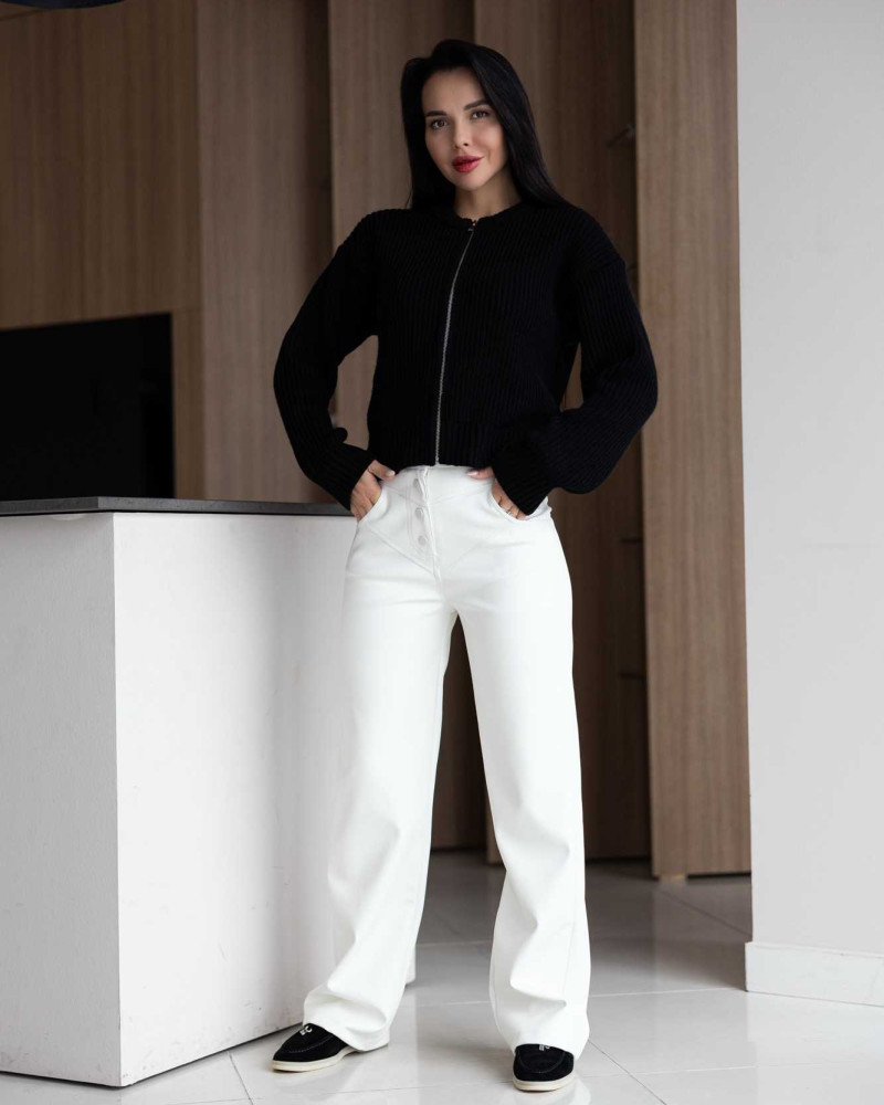 Светр на блискавці Чорний