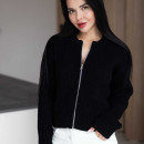 Светр на блискавці Чорний