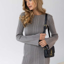 Силуетна в'язана сукня Сіра