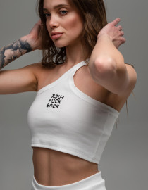 Топ F*CK Білий 