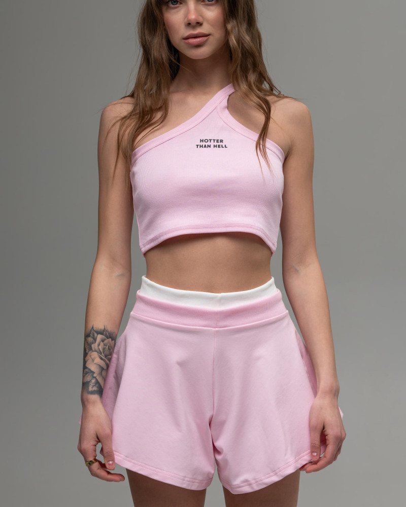 Топ Hotter than hell Рожевий
