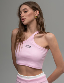 Топ Hotter than hell Рожевий