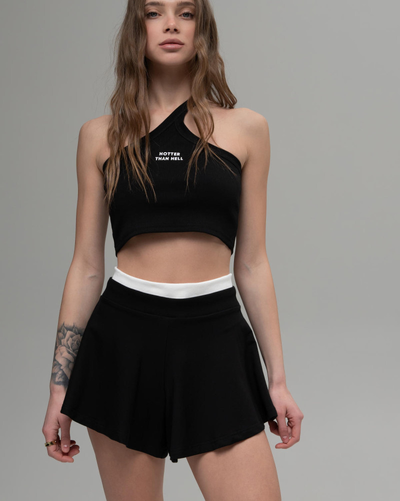 Топ Hotter than hell Чорний