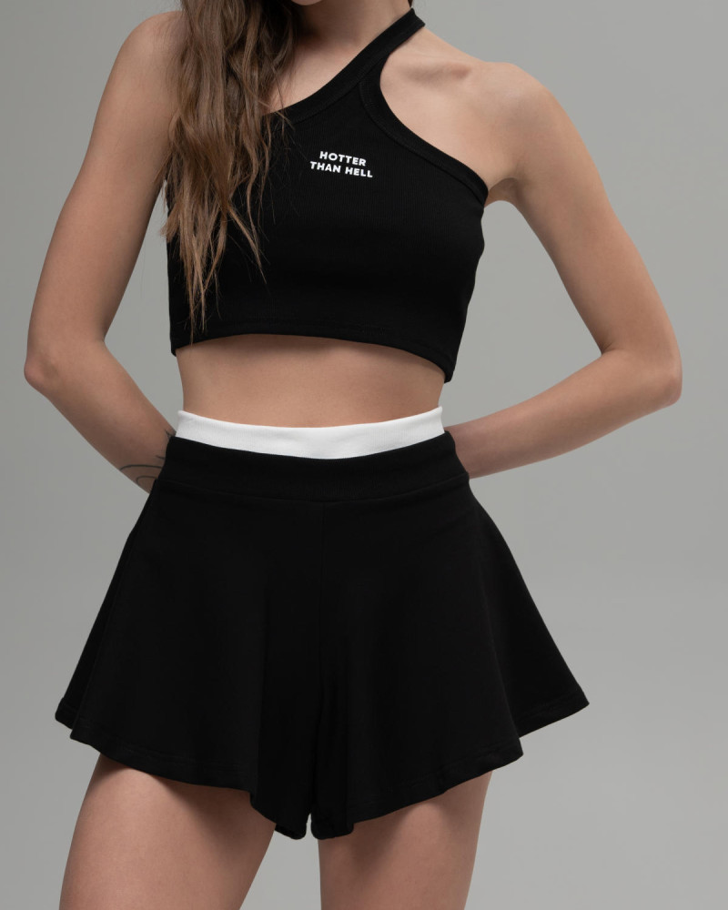 Топ Hotter than hell Чорний