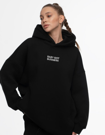 Худі Baby Got Business Чорне