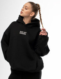 Худі Baby Got Business Чорне