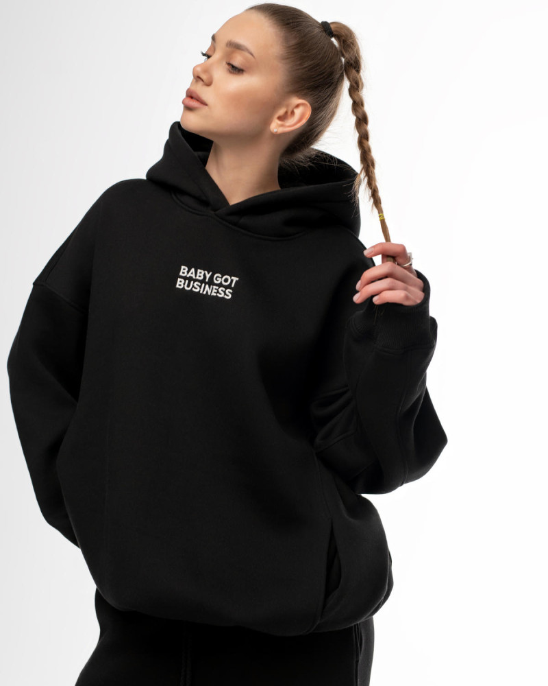 Худі Baby Got Business Чорне