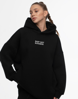 Худі Baby Got Business Чорне