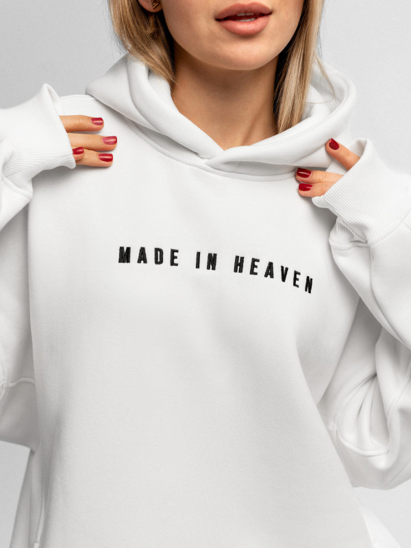 Худі Made in heaven Молочне