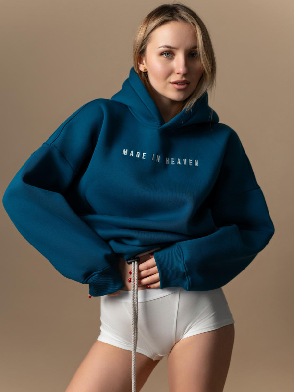 Худі Made in heaven Синє