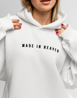 Худі Made in heaven Молочне