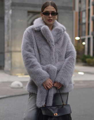 Шуба з еко-хутра L