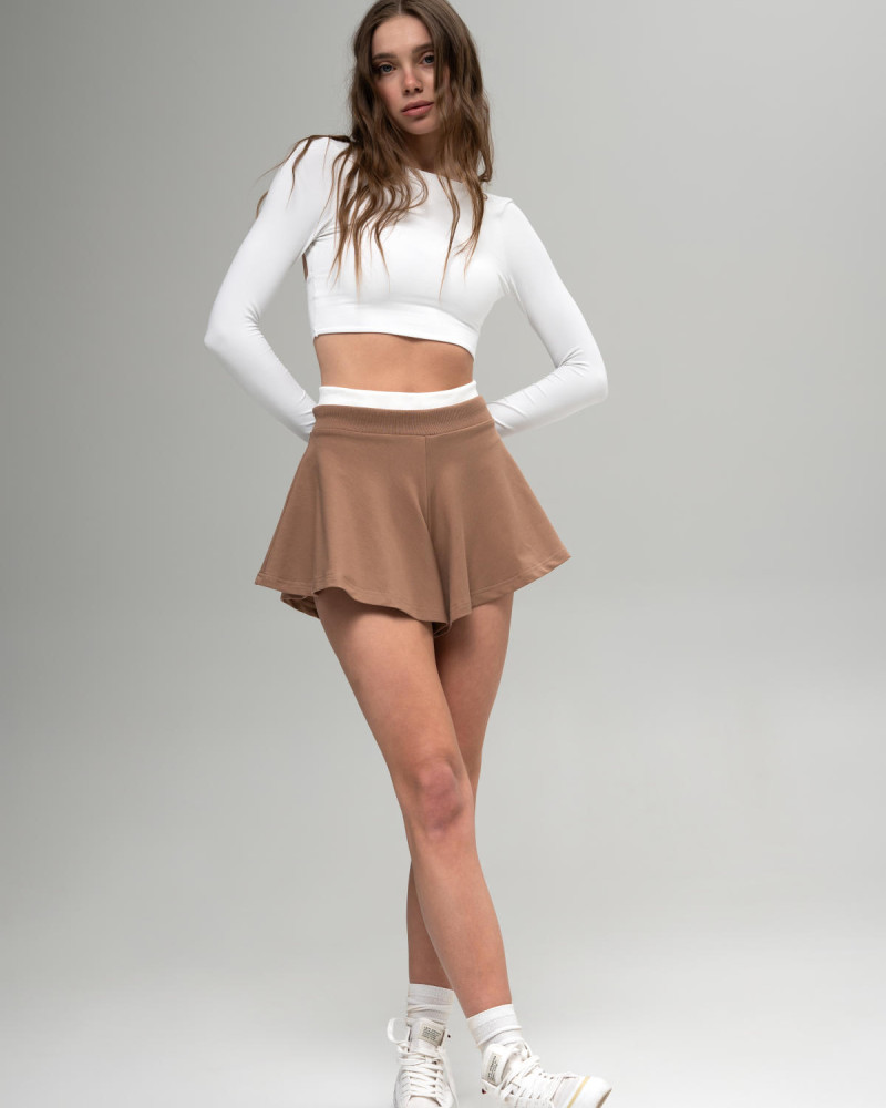 Спідниця-шорти Коричневий
