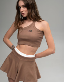 Спідниця-шорти Коричневий