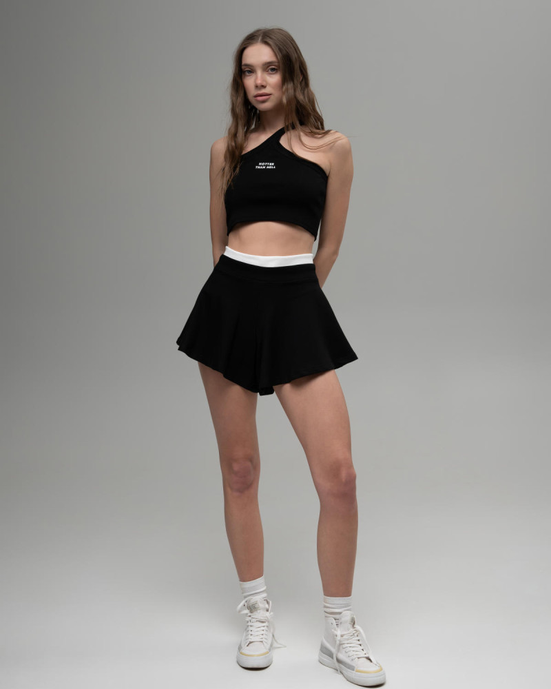 Спідниця-шорти Чорний